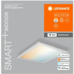 LEDVANCE SMART+ WiFi Planon Plus, CCT, 30 x 30 cm