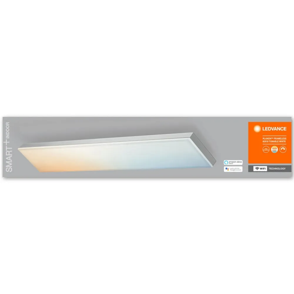 LEDVANCE SMART+ Arbejdsrum/Kontor|Loftlamper>WiFi Planon LED-panel CCT 60x10 cm