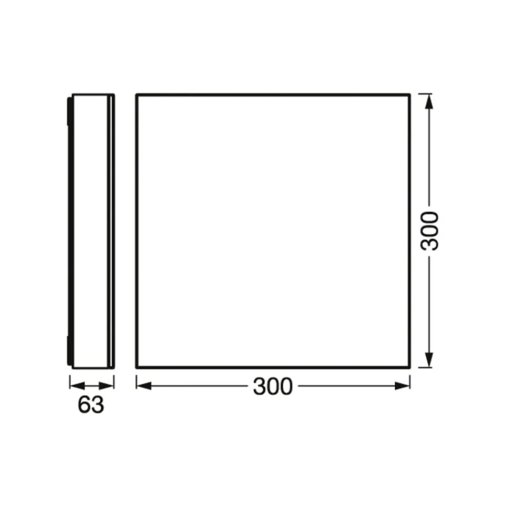 WiFi Planon FL Sparkle 30x30 cm^LEDVANCE SMART+