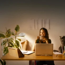 LEDVANCE SMART+ LEDVANCE SUN@Home Panan Desk Disc, klemme, hvid