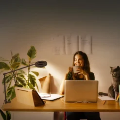 LEDVANCE SMART+ LEDVANCE SUN@Home Panan Desk Disc, klemme, sort