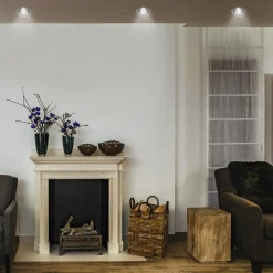 LEDVANCE Twist spot Ø9,3cm 840 hvid/sort