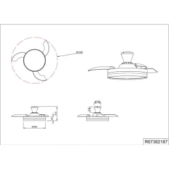 Reality Leuchten Loftventilatorer><noscript><img width=