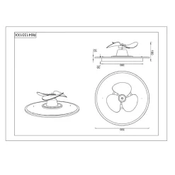 Reality Leuchten Loftventilatorer><noscript><img width=