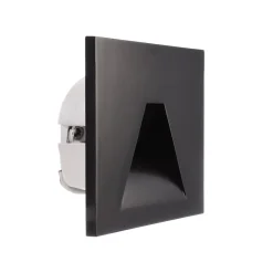 Deko-Light Indbygningsspots>LED-vægindbygningslampe SET Alwaid sort 8x8 cm vinkel 2.700 K