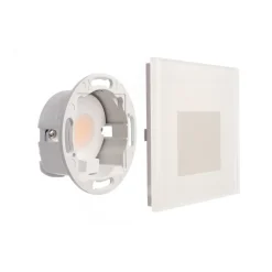 LED-vægindbygningslampe SET Alwaid, matteret glas, 8 x 8 cm, 2.700 K^Deko-Light Clearance