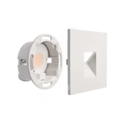 LED-vægindbygningslampe SET Alwaid, hvid 8 x 8 cm, niveau 2.700 K^Deko-Light Discount
