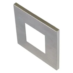 LED-vægindbygningslampe Wall F, grå, 0,9 W, 7,5 x 7,5 cm^Hera Outlet