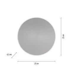 LED-væglampe batteri Puntua Ø 25 cm grå^Paul Neuhaus Hot