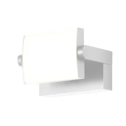 LED-væglampe 9110, hvid, bredde 21 cm, metal, IP54^CMD Online