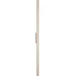 Nowodvorski Lighting LED-væglampe Demi L, sand, aluminium, højde 144 cm, IP54