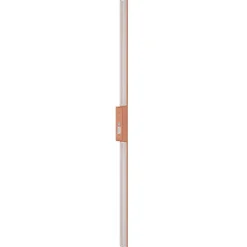 LED-væglampe Demi L, teglrød, aluminium, højde 144 cm, IP54^Nowodvorski Lighting Discount