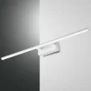 LED-væglampe, hvid, bredde 75 cm^Fabas Luce Clearance