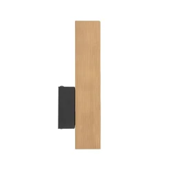 TK Lighting LED-væglampe i træ Teo, fyr, 31 cm, 3000 K