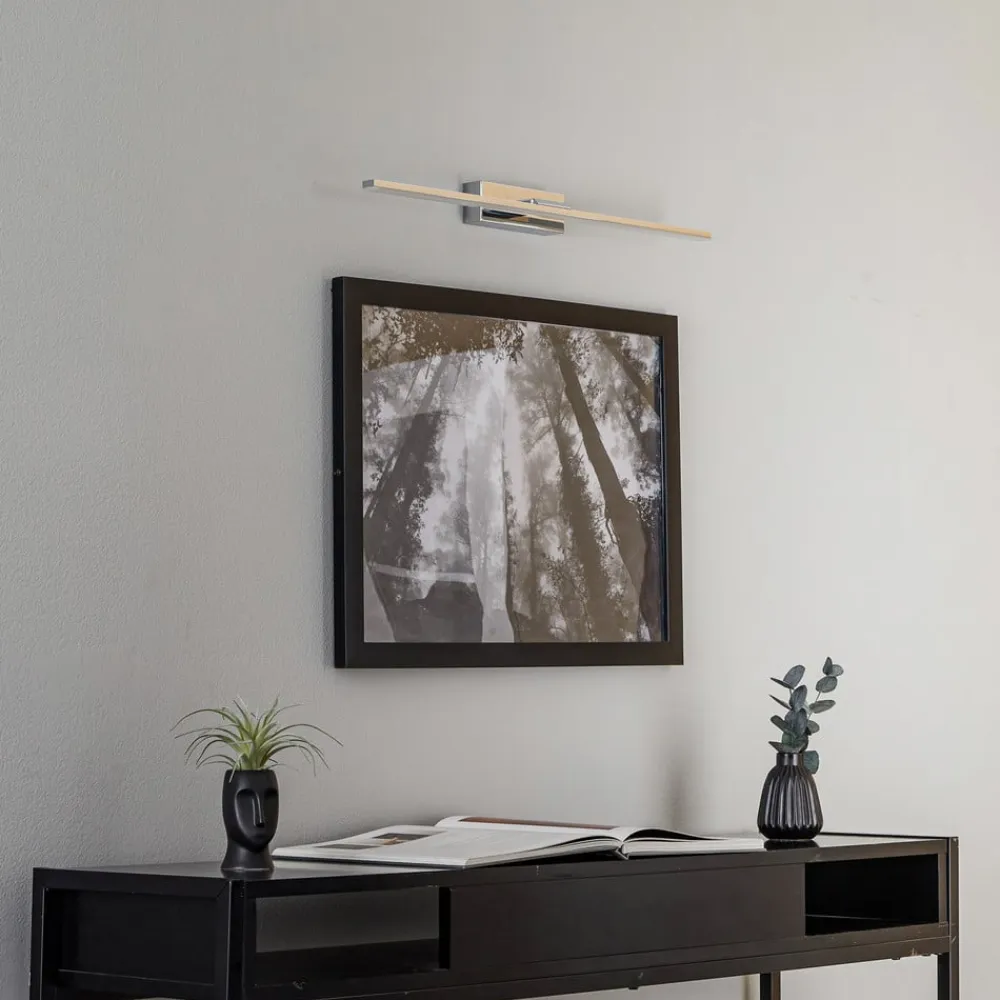 MCJ LED-væglampe Miroir 60 cm krom 3000K