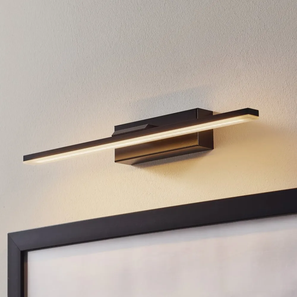 MCJ Væg- Og Spejllamper>LED-væglampe Miroir 40 cm sort 3000K