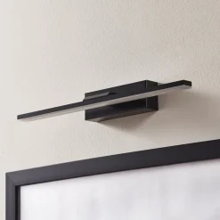 MCJ Væg- Og Spejllamper>LED-væglampe Miroir 40 cm sort 3000K