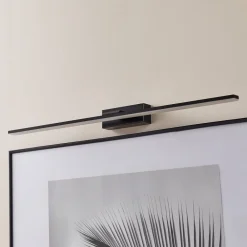 LED-væglampe Miroir 80 cm sort 3000K^MCJ