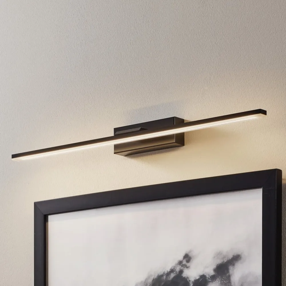 MCJ LED-væglampe Miroir 60 cm sort 3000K