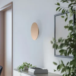 LED-væglampe Orios Plus, guld, Ø 30 cm, stål^Argon Discount