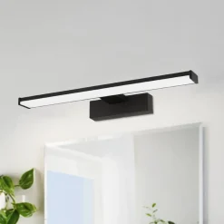 EGLO LED-væglampe Pandella 1, længde 40 cm, sort, aluminium