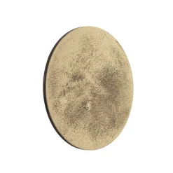 LED-væglampe Ring S, Ø 15 cm, krydsfiner, guldfarvet^Nowodvorski Lighting Online