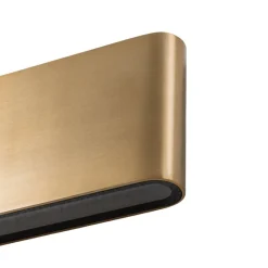 LED-væglampe Semi M, aluminium, guld, længde 17,5 cm^Nowodvorski Lighting Discount