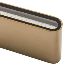 LED-væglampe Semi M, aluminium, guld, længde 17,5 cm^Nowodvorski Lighting Discount