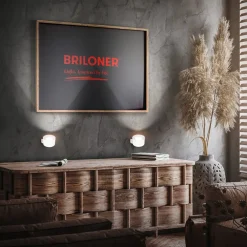 Briloner Væglamper|Væglamper>LED-væglampe Tari, hvid, CCT, touchdæmper, USB