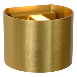 Lucide Væglamper>LED-væglampe Xio, rund, guld mat