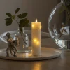 Konstsmide Christmas Julepynt|Led Stearinlys>LED-vokslys creme lys farve rav 17,8 cm