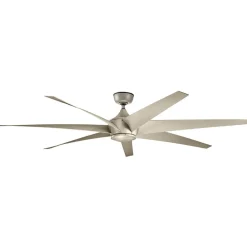 KICHLER Loftventilatorer>Lehr loftventilator, IP44, antik sølv