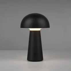 Reality Leuchten Lennon LED-bordlampe, IP44, batteri, Touchdim sort