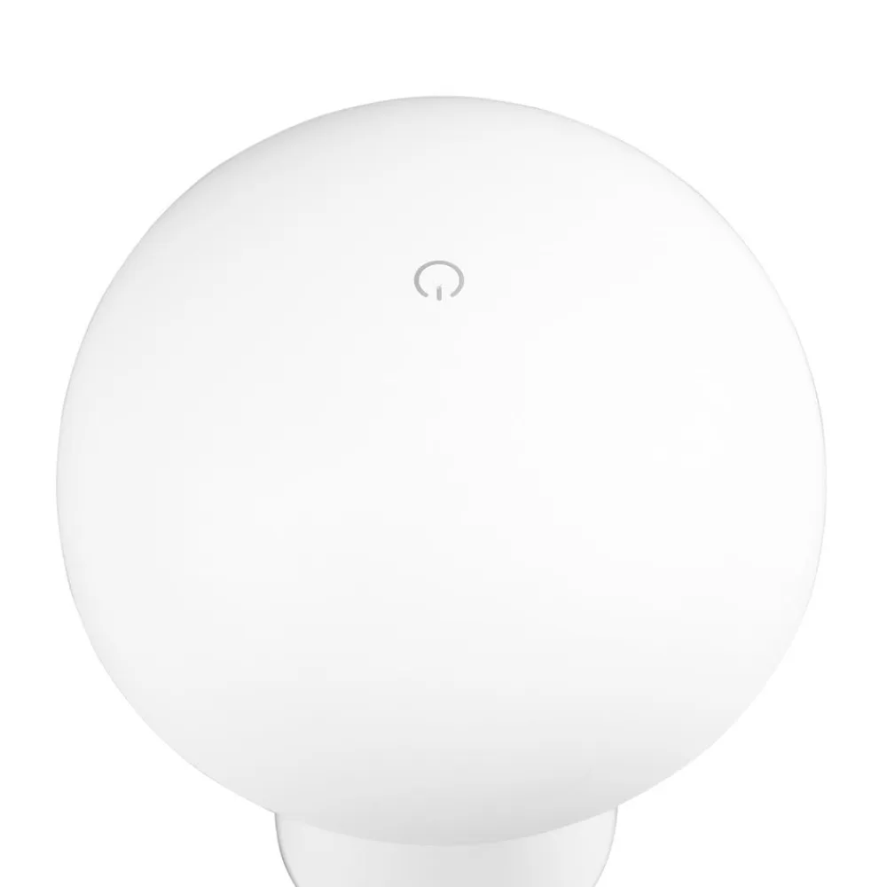 Reality Leuchten Dekorationsbelysning|Terrassebelysning>Lennon LED-bordlampe, IP44, batteri, Touchdim hvid