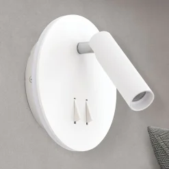 Lenny LED-væglampe med 2 lyskilder, hvid^ORION Online