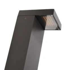 Lerna LED-gadelampe, højde 100 cm, CCT, grå, stikkontakter^Deko-Light Clearance