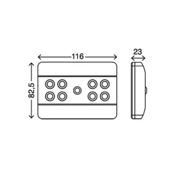 Briloner Lero LED-underskabsbelysning, sensor, 8 lyskilder