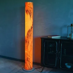 LeuchtNatur Gulvlamper|Gulvlamper>Lucerna Gulvlampe Oliven/stål