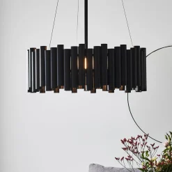 Level hængelampe, sort^Markslöjd Sale