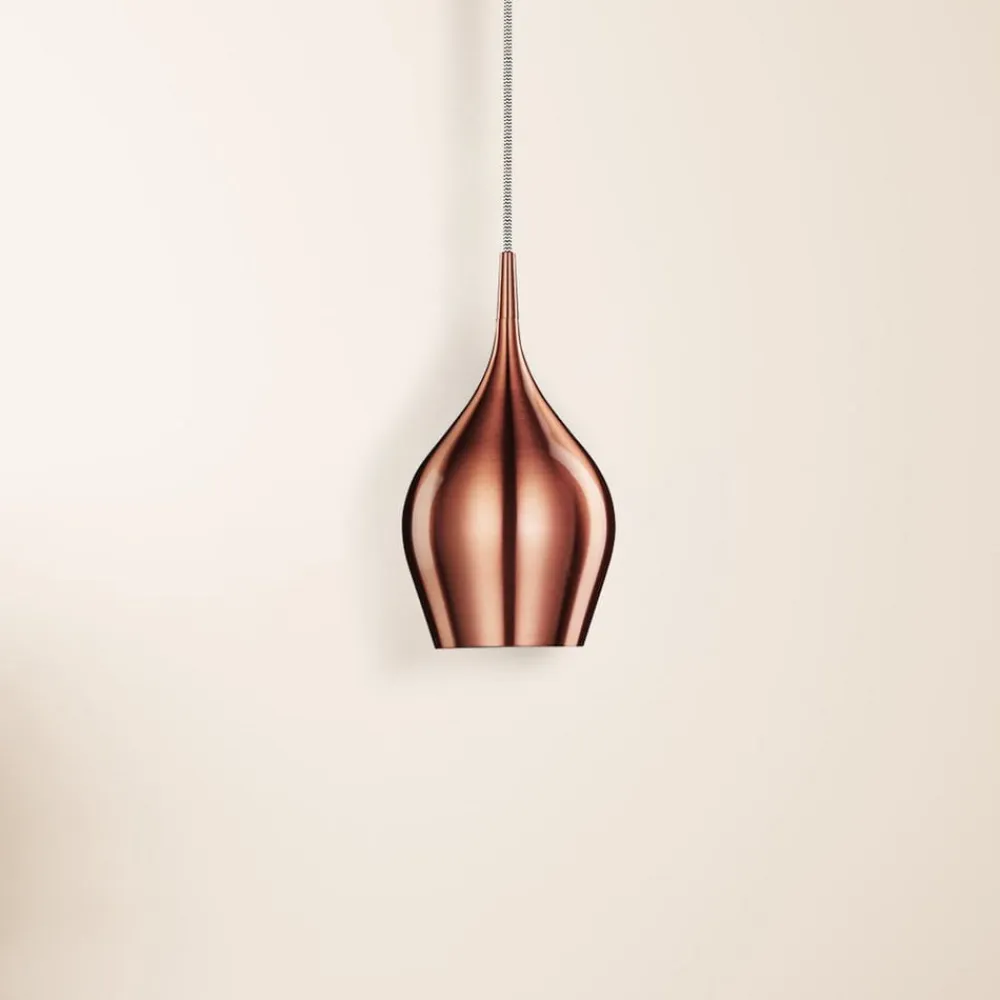 Levende pendel Ø 12 cm, metallic pink^Searchlight Best