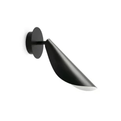 Liggera væglampe, sort, stål, bredde 10,3 cm^FARO BARCELONA