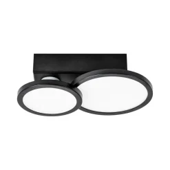 LIGHTME Loftlamper>Aqua LED-loftlampe GU10 2 lyskilder sort