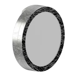 LIGHTME Væg- Og Spejllamper>Aqua LED-spejllampe, rundt, bladsølv