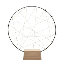 Lille ring LED-silhuet med træfod^Konstsmide Christmas