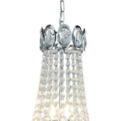 Searchlight Limoges lysekrone med glasperlevedhæng