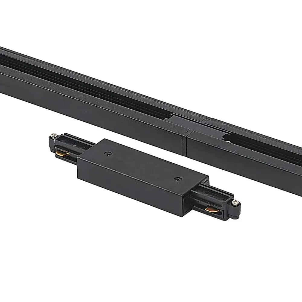 Lindby Skinnesystem>1 lyskilde skinnesystem Linaro, GU10, 5 lyskilder, sort