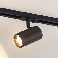 Lindby Arbejdsrum/Kontor|Gang>1 lyskilde skinnesystem Linaro, GU10, 3 lyskilder, sort