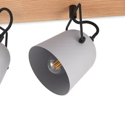 Lindby Adalin loftlampe, 4 lyskilder, grå