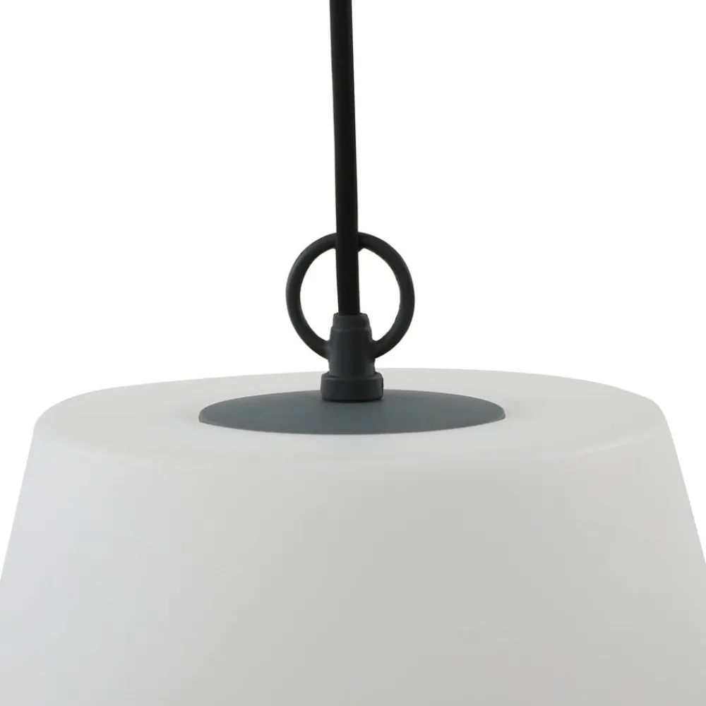 Lindby Udendørs Pendellamper>Alaida udendørs hængelampe, kegleform, hvid