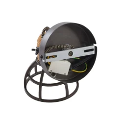 Lindby Arinthea loftspot, 1-lys, sort, stål, E14